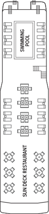 Choose your cabin on Deck E             